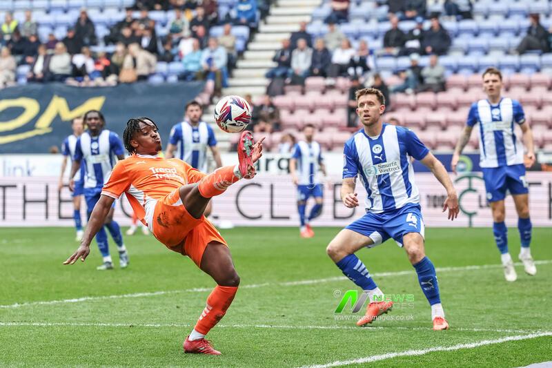 Sky Bet League 1 Wigan Athletic v Blackpool