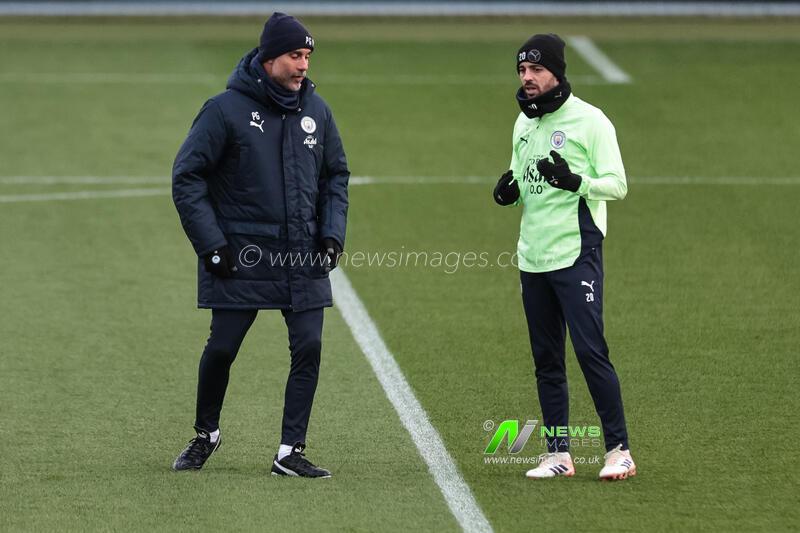 UEFA Champions League training session Matchday 5 of 8 Manchester City vs Bayer 04 Leverkusen