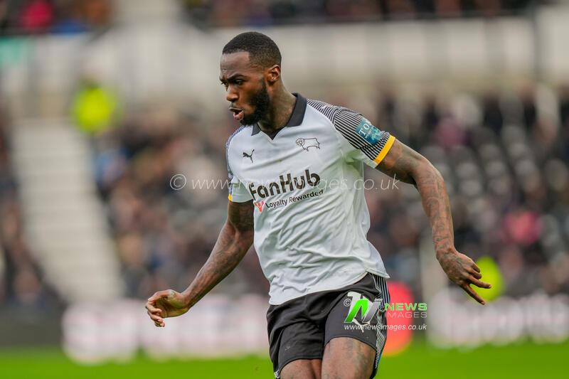 Sky Bet Championship Derby County v Leicester City  , ,Corey Blackett-Taylor