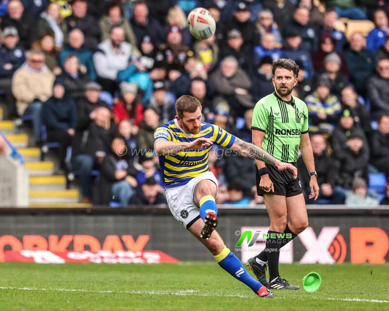 Betfred Super League round 7 Warrington Wolves v Leigh Leopards