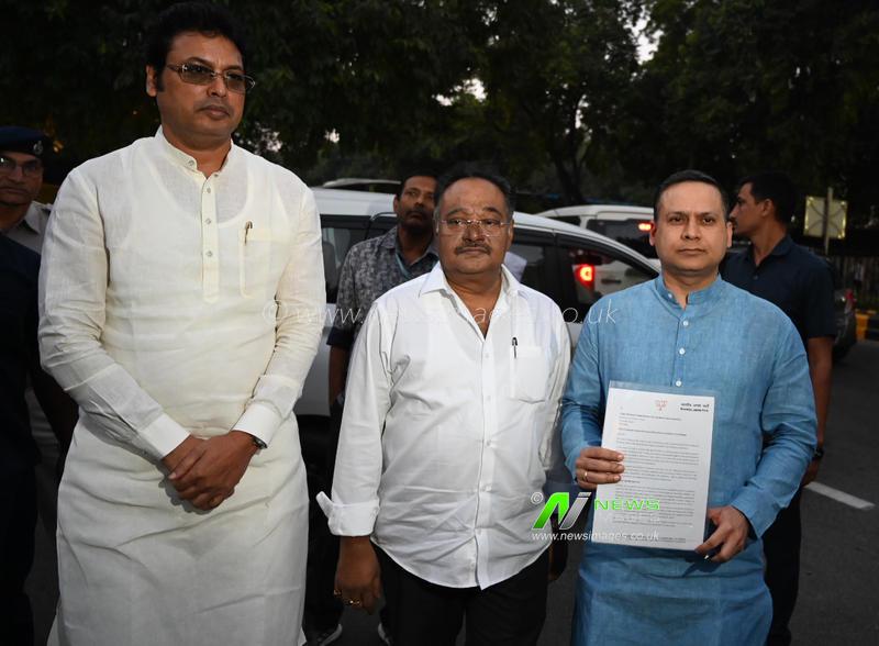 India: West Bengal BJP MPs Meet ECI At Nirvachan Sadan In Delhi