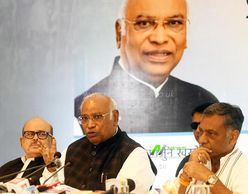 India: Press Conference Of Congress President Mallikarjun Kharge Ahead Of Bihar Assembly Elections 2025 