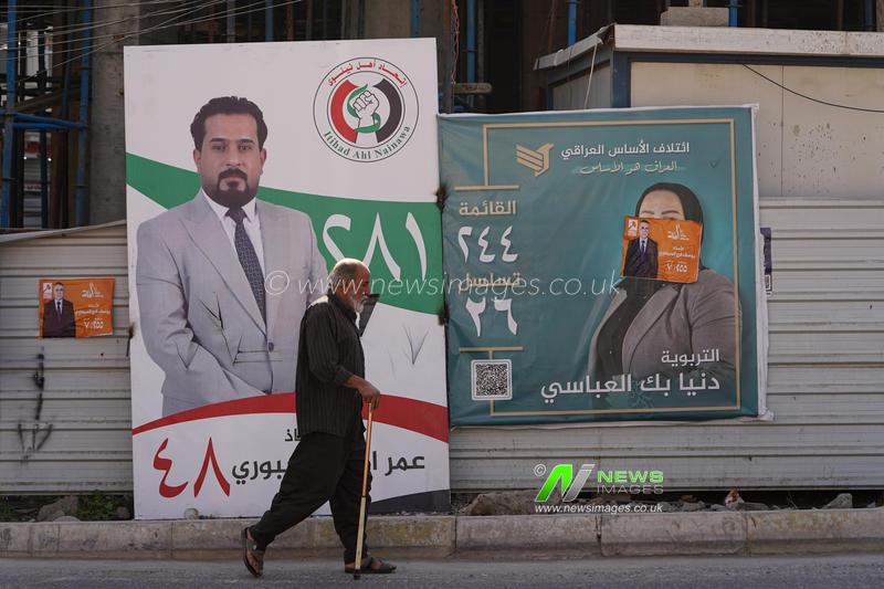 Election campaign for the parliamentary elections in the old city of Mosul, Iraq - 02 Nov 2025