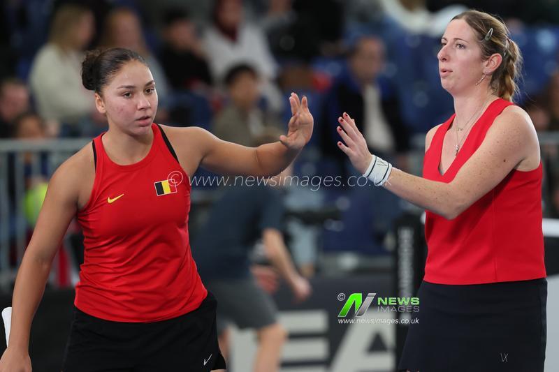 Germany: TENNIS BJK CUP BELGIUM VS TURKEY GAME 3