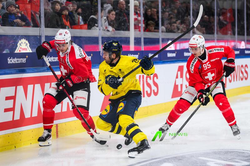 Ice Hockey, Swiss Hockey Games, Sweden - Switzerland