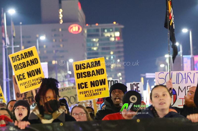 Protest at Baltimore ICE Field Office After Minneapolis Shooting