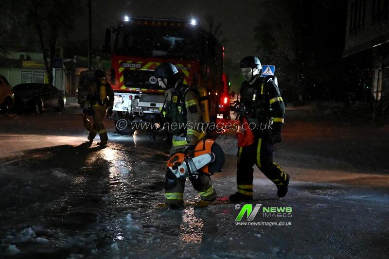 Consequences of Russian shelling of a residential building in Kyiv, Ukraine - 09 Jan 2026