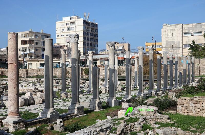 Lebanon: shots of al Bass archaeological site, Tyr, South Lebanon