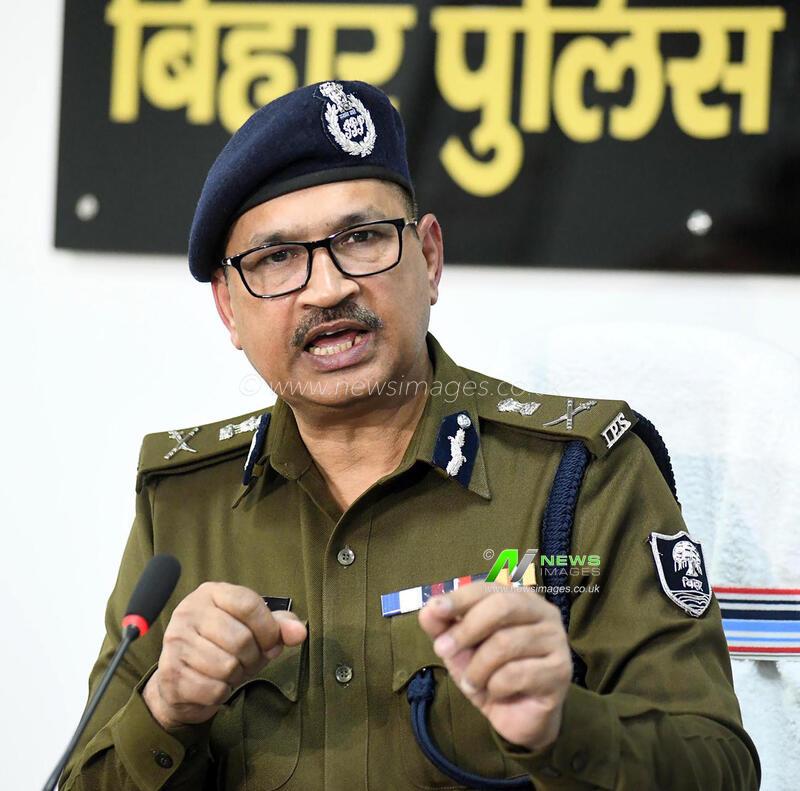 India: Press Conference Of Bihar DGP Vinay Kumar At Sardar Patel Bhawan In Patna