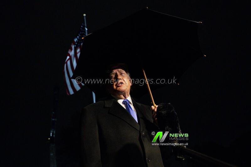 President Donald Trump Departs the White House in Washington, DC