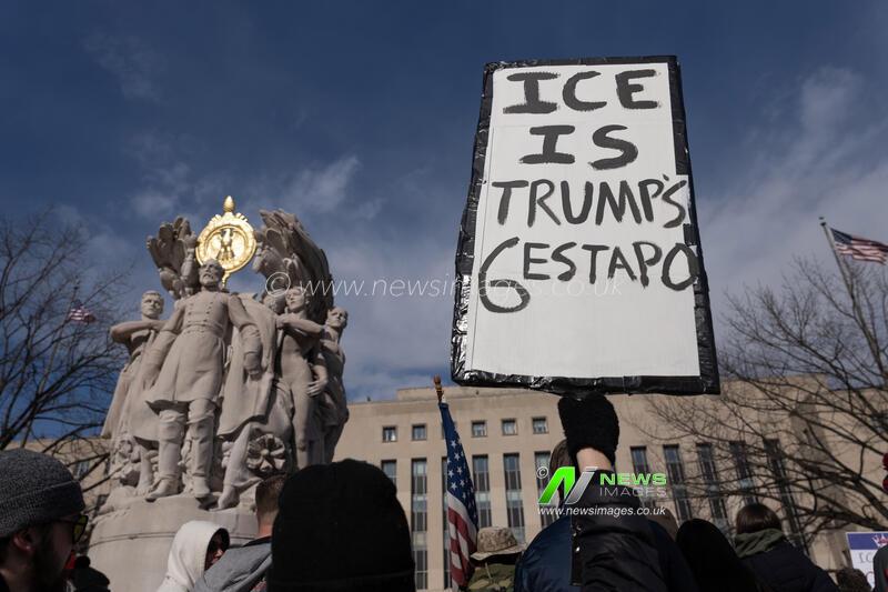 DC: Activists March To ICE Headquarters In Washington