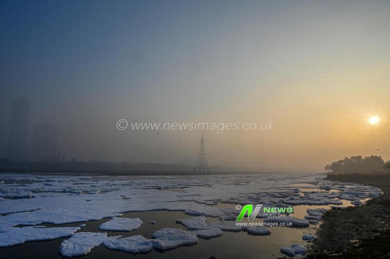 India: Delhi’s Yamuna River Overflowing With Toxic Foam As Pollution Levels Soar