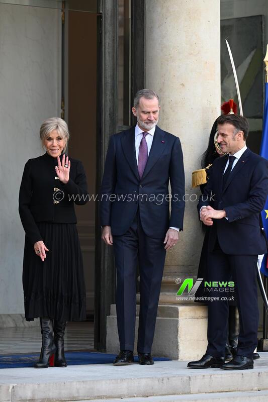 France: President Macron Welcomes King Felipe 