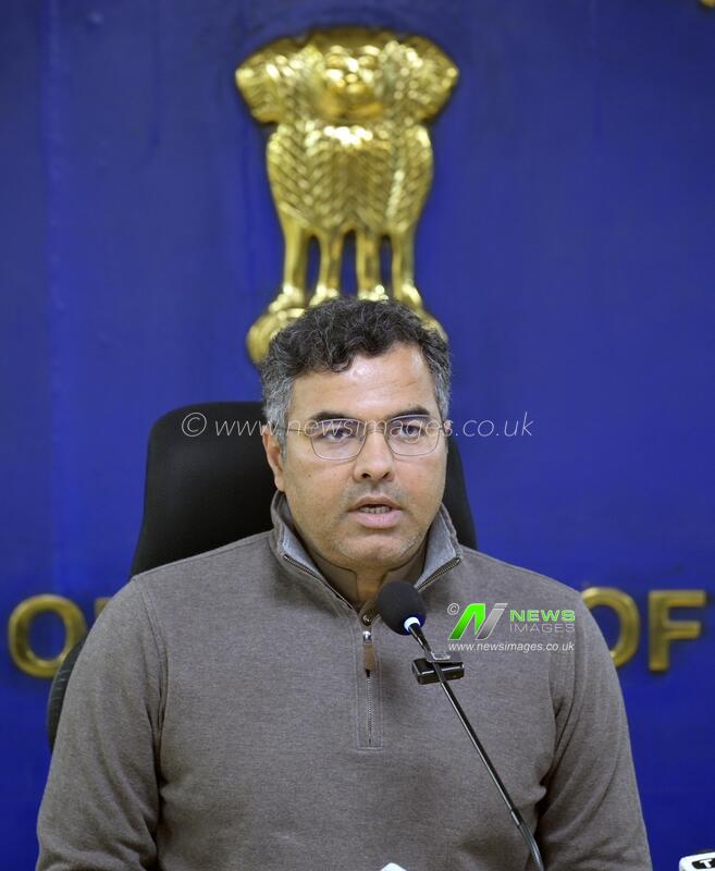India: Delhi Minister Parvesh Sahib Singh Addresses Press Conference 