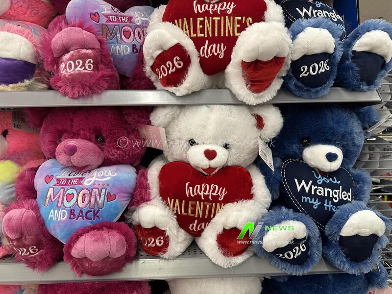 Valentine’s Day Merchandise, Miami Florida 2026 Feb 3 USA