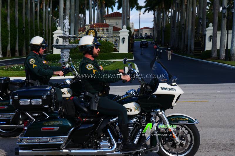 FL: President Trump Arrives at His West Palm Beach Golf Club During Holiday Weekend