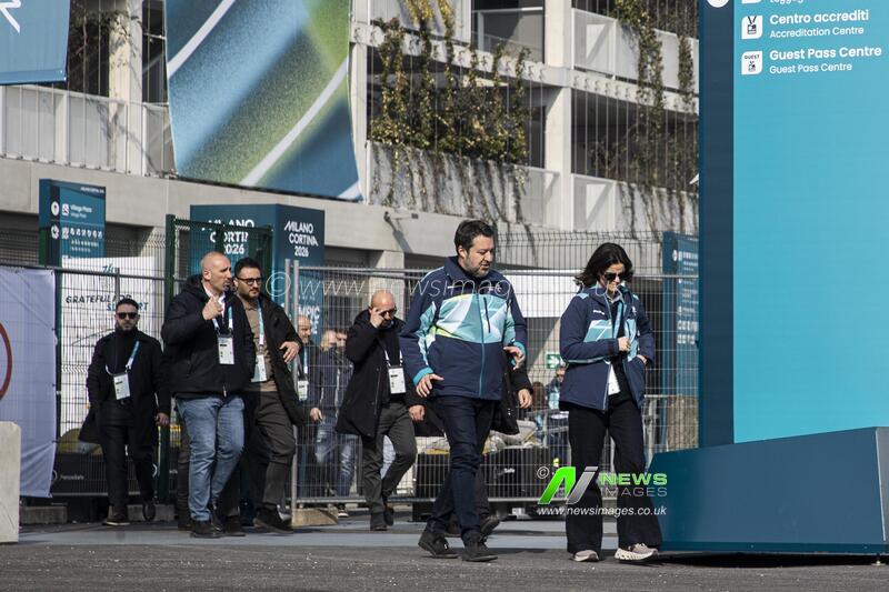 Visita del Ministro Matteo Salvini al Villaggio Olimpico