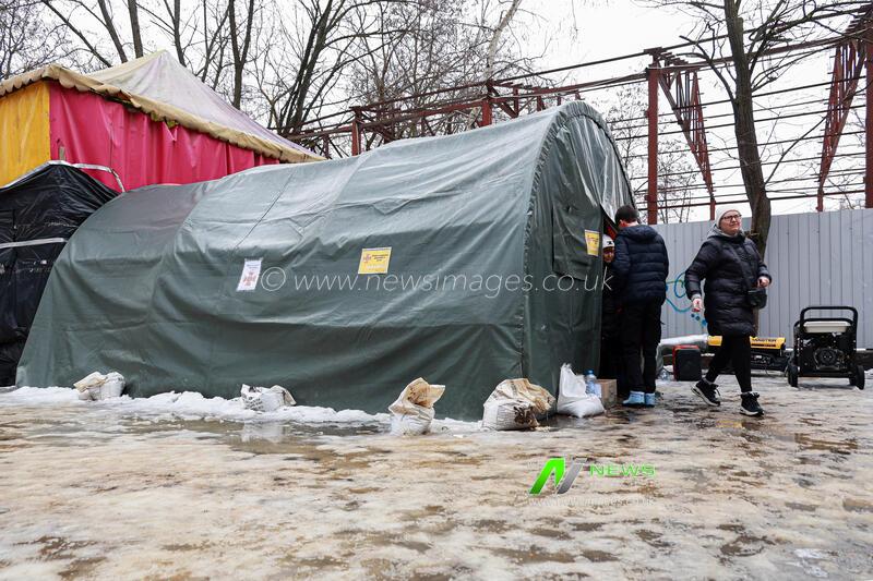 Additional heating tents set up in Odesa