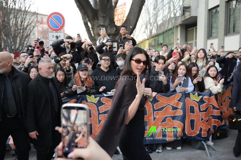 Italy: Kendall Jenner attends Armani fashion show in Milan