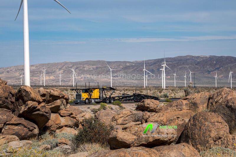 California desert windmills