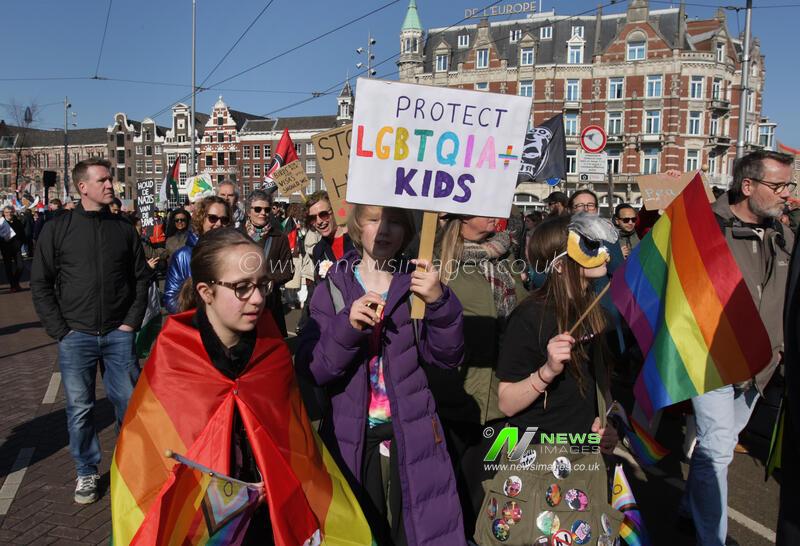 NDL - Against Racism March Protest In Amsterdam