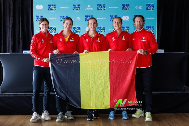 Belgium: TENNIS BJK CUP BELGIUM VS USA DRAW