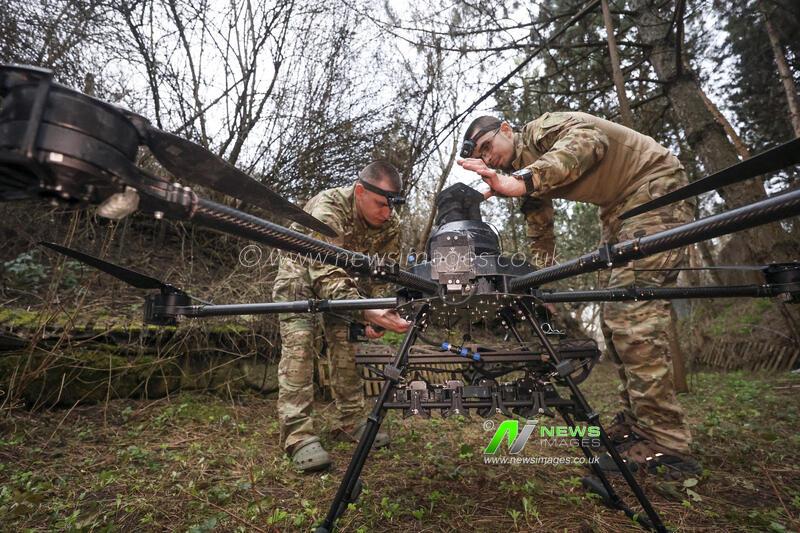Soldiers from Khartiia Brigade maintain and restore drones 