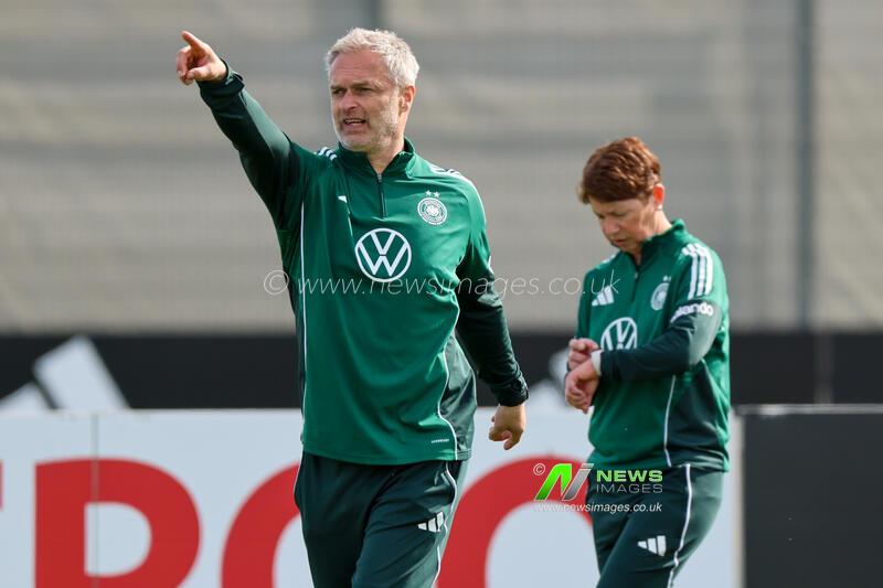 Herzogenaurach, Deutschland 09. April 2026: Länderspielmaßnahme der deutschen Fußballnationalmannschaft der Frauen zur Vorbereitung auf die WM-Qualifikation in Herzogenaurach - Training