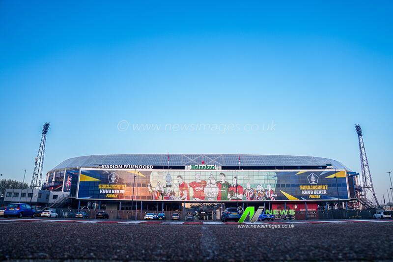 Netherlands: De Kuip prepared for the KNVB Cup final