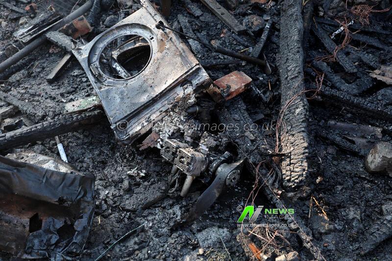 Russian drone destroys house in Kharkiv