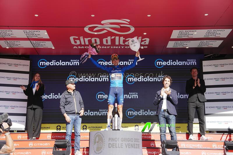 Italia: The Blue Jersey Italy’s Giulio Ciccone of Lidl-trek During Stage 19 of the Giro D’italia...