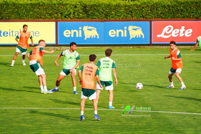 Italia: The Italia Team Training at Federal Technical Center of Coverciano, Florence, Italy -...