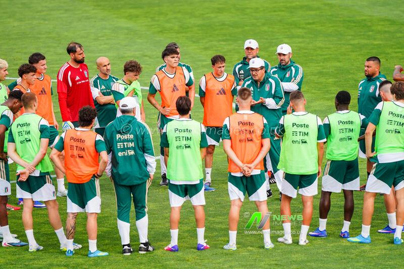 Italia: The Head Coach Silvio Baldini During the Italia Team Training at Federal Technical...
