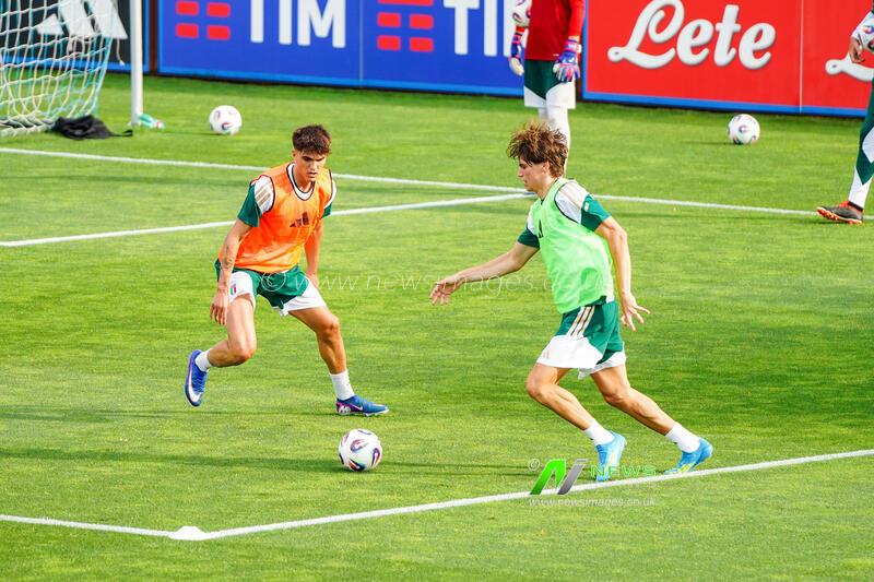 Italia: Marco Palestra (cagliari) and Davide Bartesaghi (milan) During the Italia Team Training...