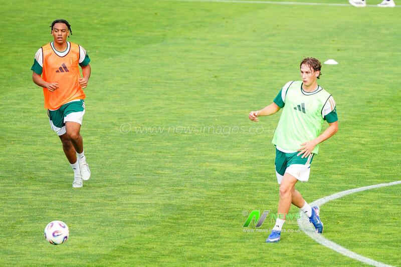 Italia: Francesco Pio Esposito (inter) During the Italia Team Training at Federal Technical...