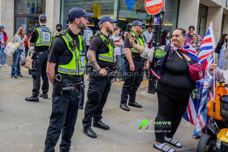 Tommy Robinson protest in Oxford, UK - 17 JUNE 2026.