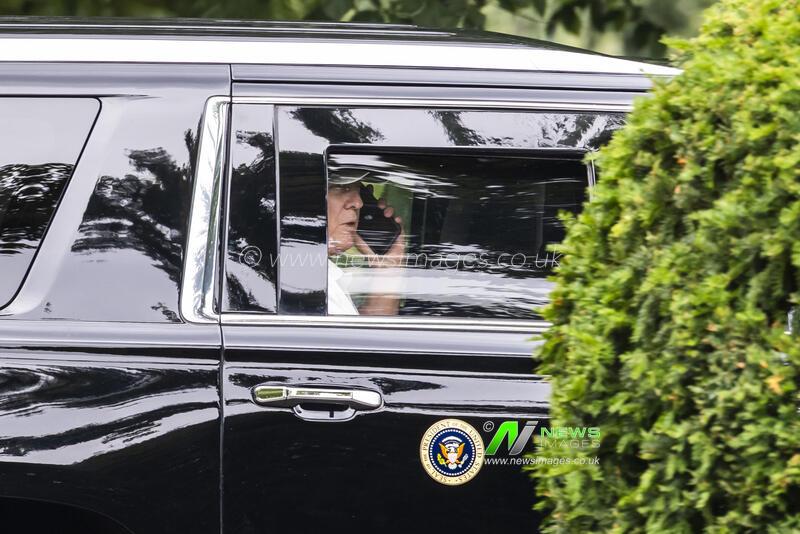 US President Trump returns to White House from his golf club in Sterling, Virginia