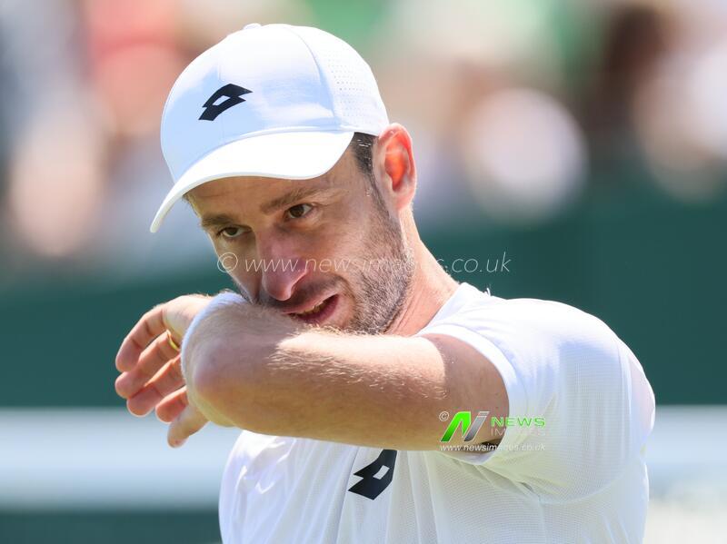 United Kingdom: BRITAIN TENNIS WIMBLEDON MEN DOUBLE R1 GILLE VERBEEK