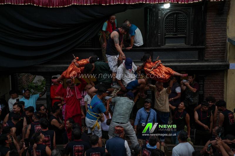 Trishul Jatra Festival Celebrated in Kathmandu, Nepal