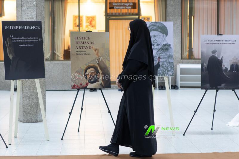 Supporters gathered to mourn Ali Khamenei in Bangkok.