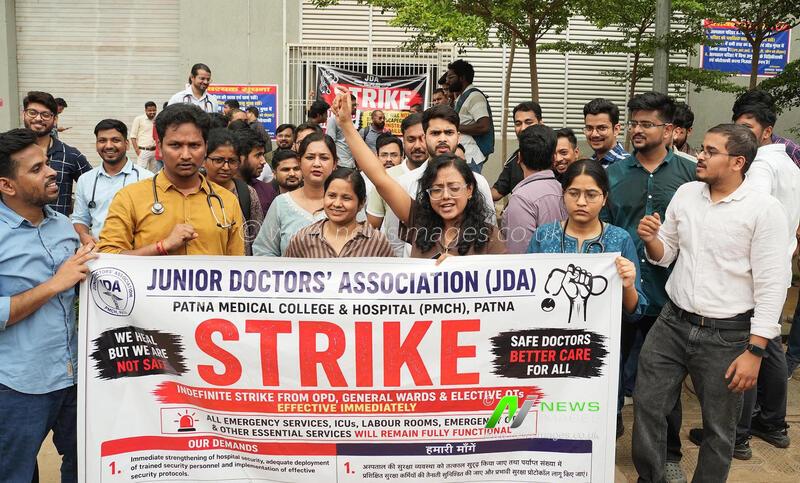 India: Patient Care Hit As PMCH junior doctors Strike