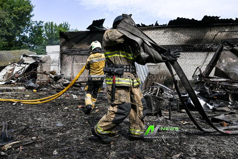 Russian glide bombs strike food processing plant in Zaporizhzhia