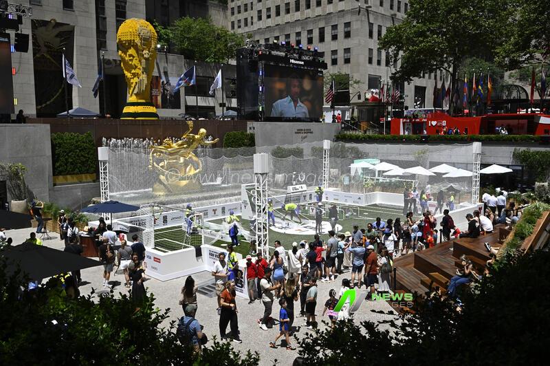 NY: Rockefeller Center World Cup Fan Village & Top Of The Rock 