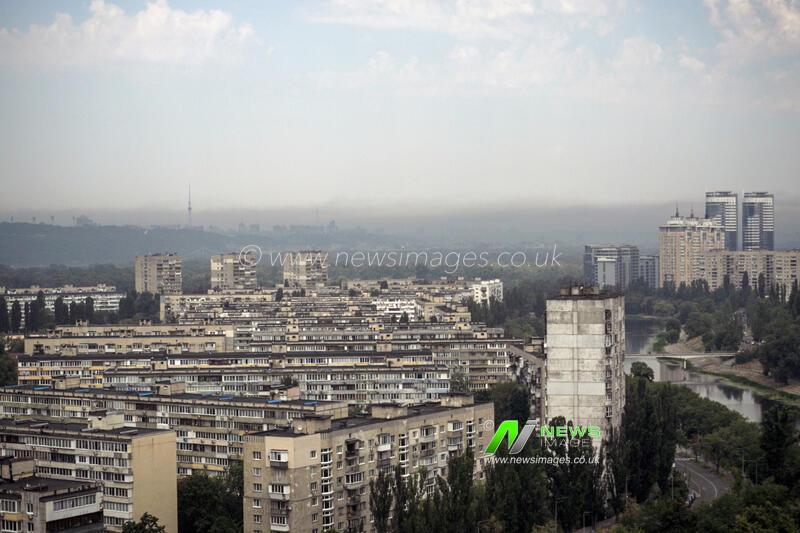 Smoke over Kyiv after overnight Russian strike
