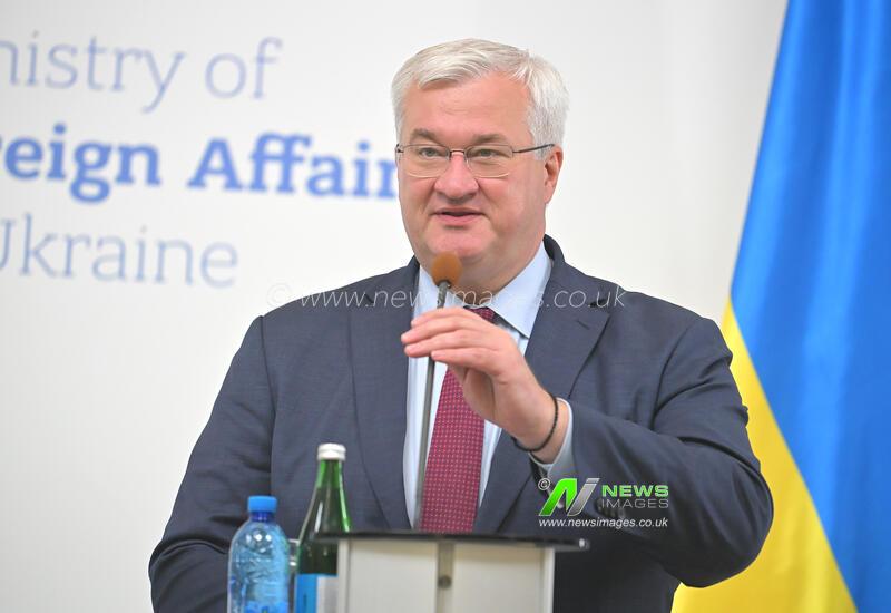 News conference of Ukrainian, Latvian FMs in Kyiv