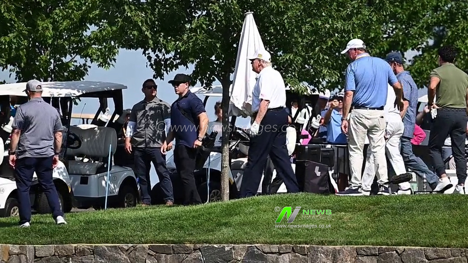 NJ: President Trump At 2026 LIV Golf New York  - Round Four