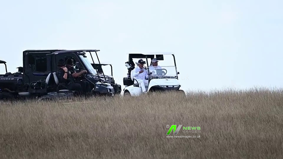 NJ: President Trump At 2026 LIV Golf New York  - Round Four