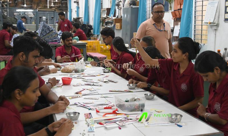 India: Visually Impaired And Blind Students Make Rakhis Ahead Of Raksha Bandhan Festival