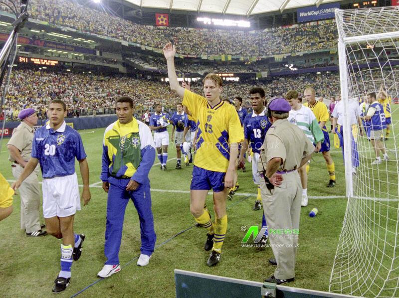 Football, World Cup 94, Brazil - Sweden