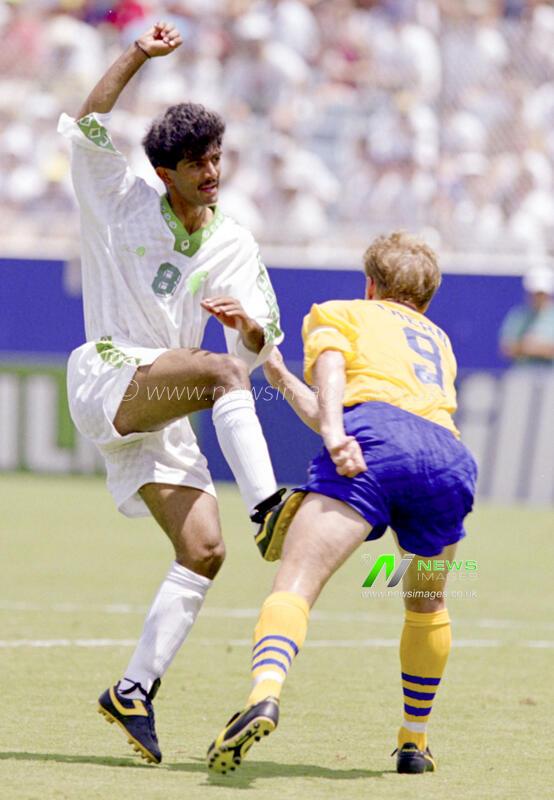 Football, World Cup 94, Round of 16, Saudi Arabia - Sweden
